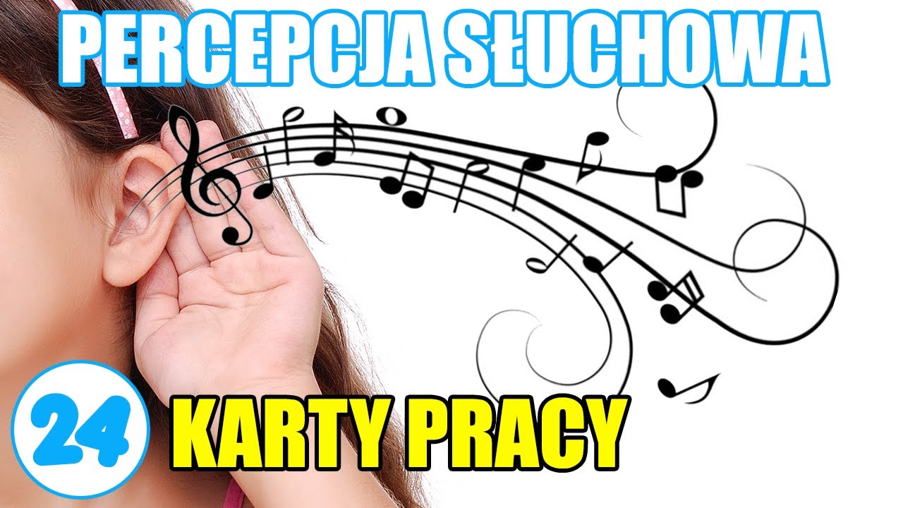 Percepcja słuchowa | Karty pracy i zadania dla dzieci w domu | Nauka zdalna