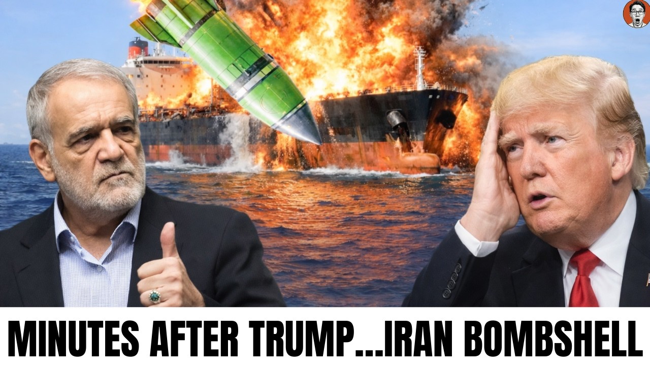 Trump finished speaking than Iran announced it had sunk a US oil tanker in the Persian Gulf