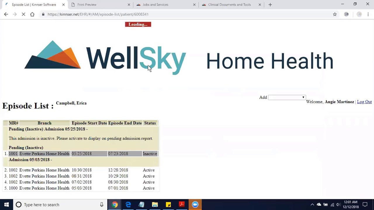 Home Health Training series   Clinician  Kinnser Online 5