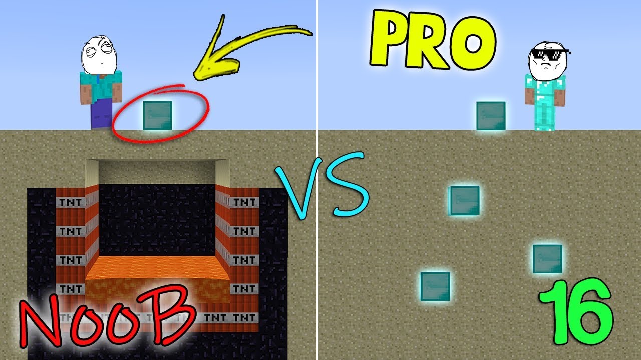 NOOB VS PRO - MINECRAFT 16