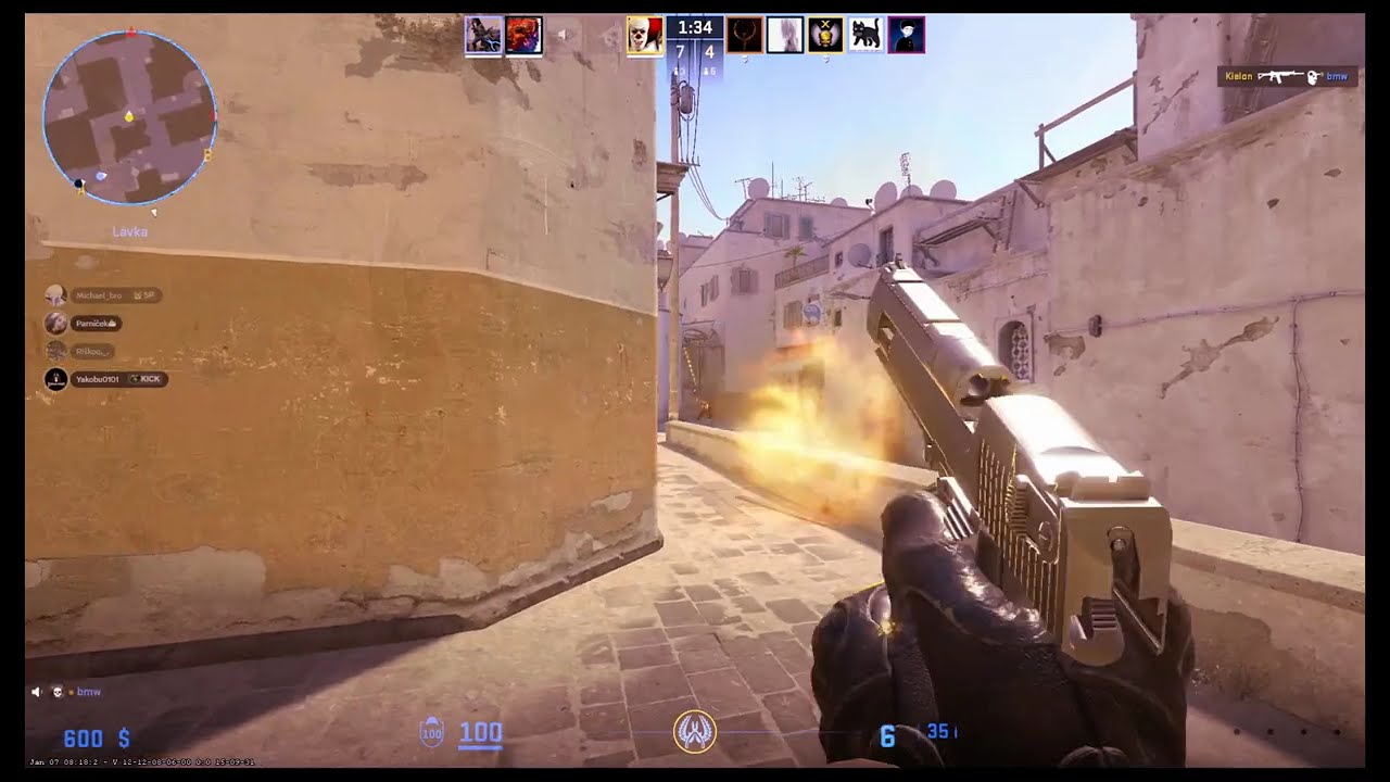gameplay z CS:GO2, sestřich :D