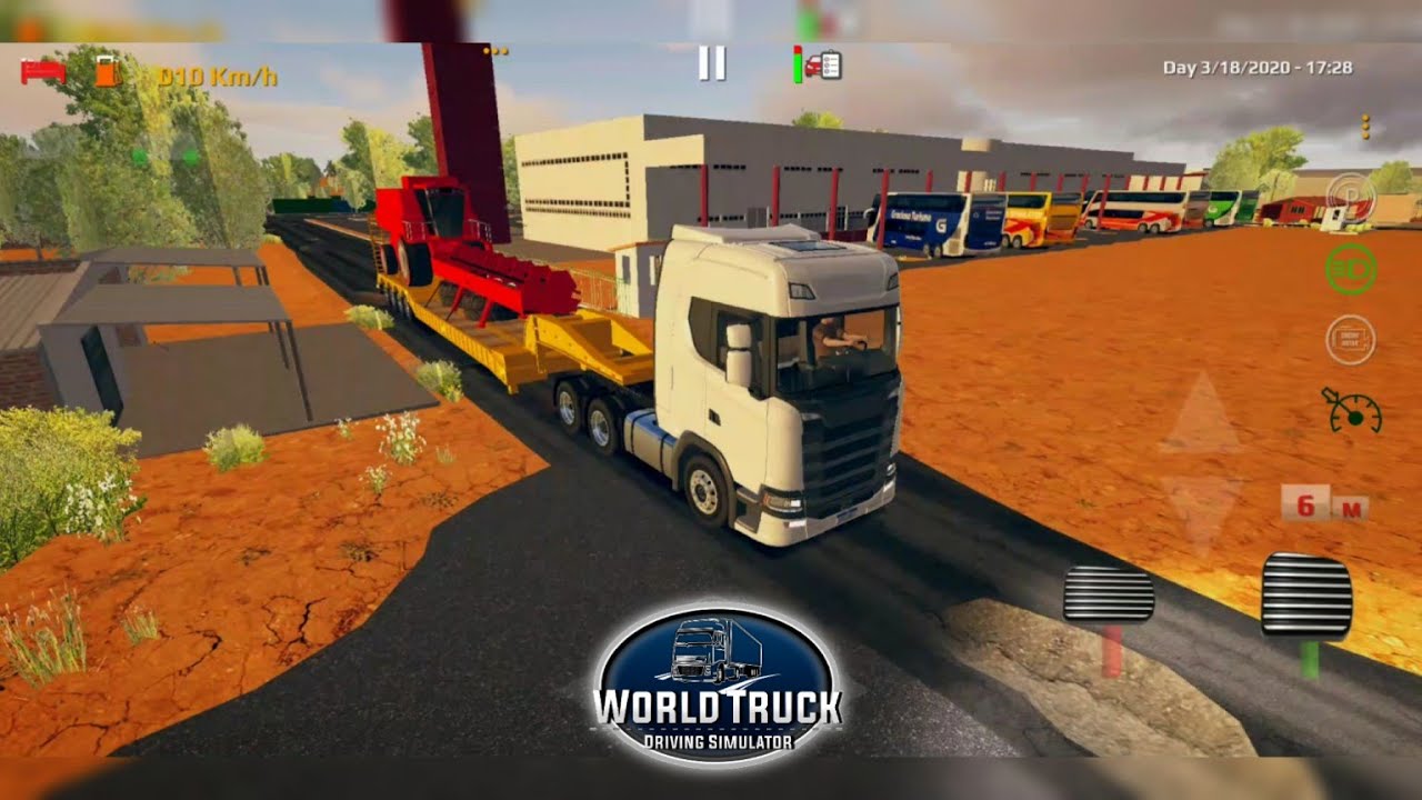 World Truck Driving Simulator - GamePlay #61 (New Scania S | Oversized Trailer)