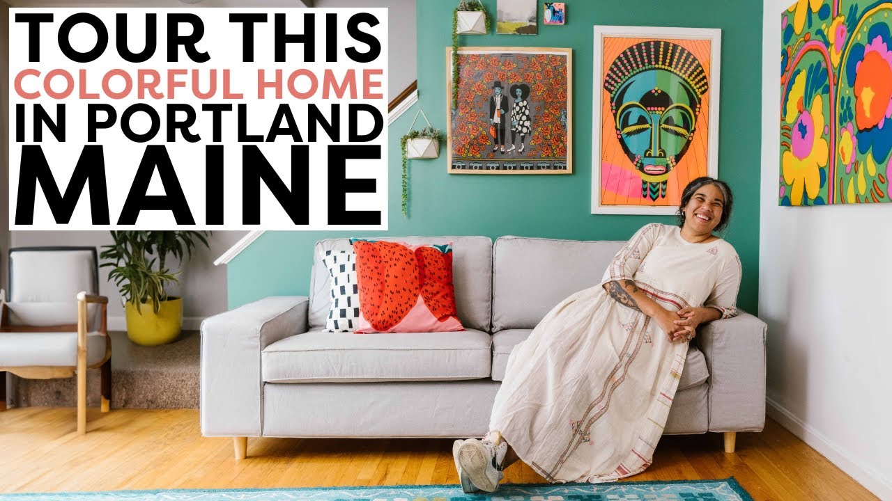 Tour this Muralist's Colorful Home in Portland, Maine | Home Tour | HGTV Handmade