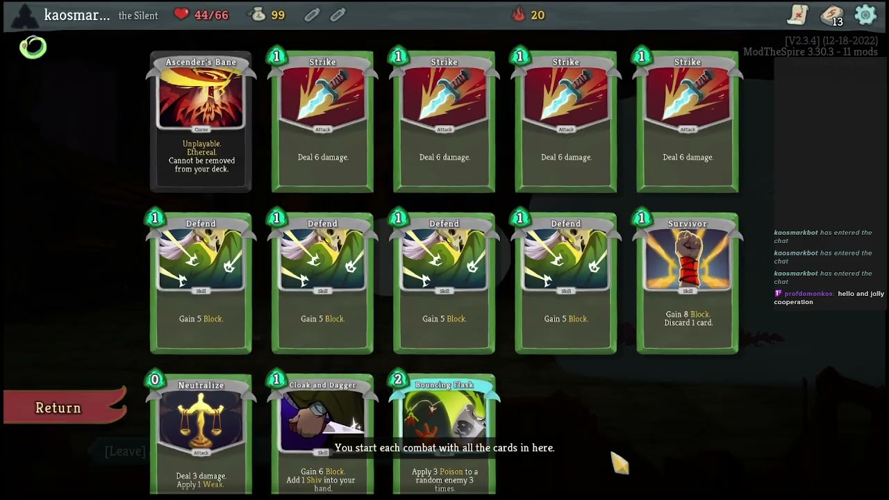 Slay the Spire A20H run - coop with @redbeardy_mcgee