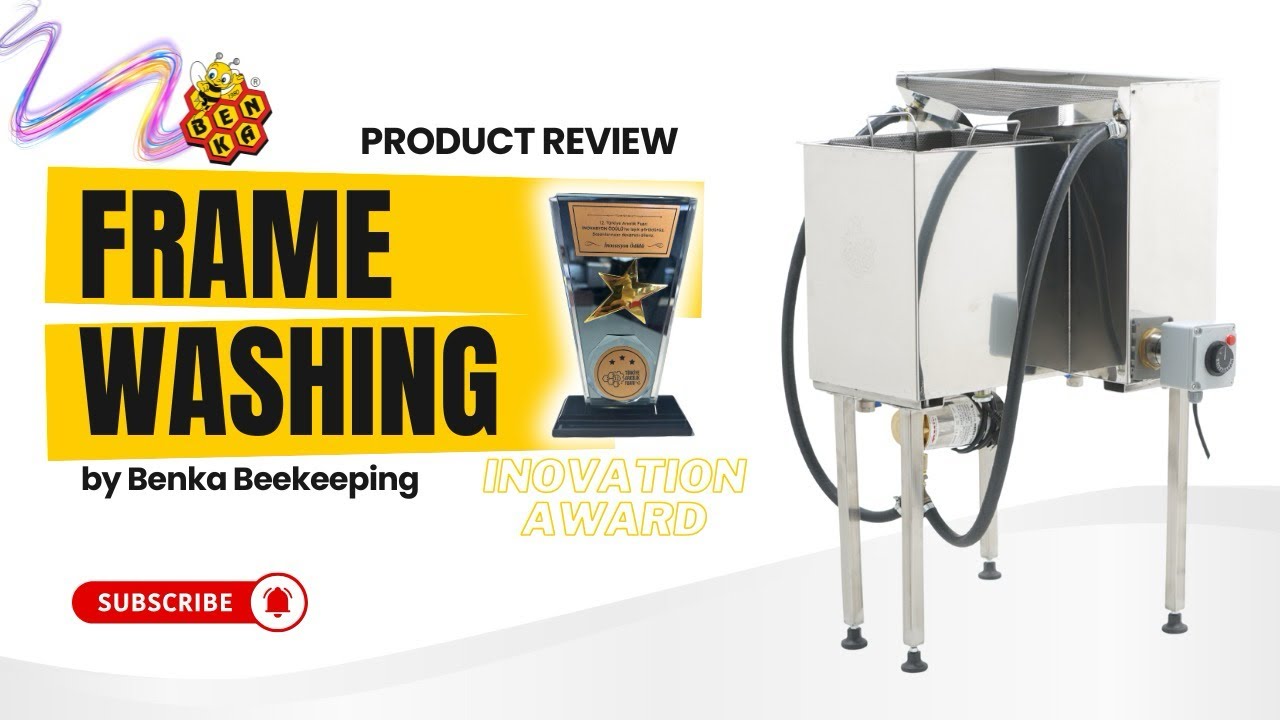 The Future Of Beekeeping - Benka Frame Washing System #beekeeping