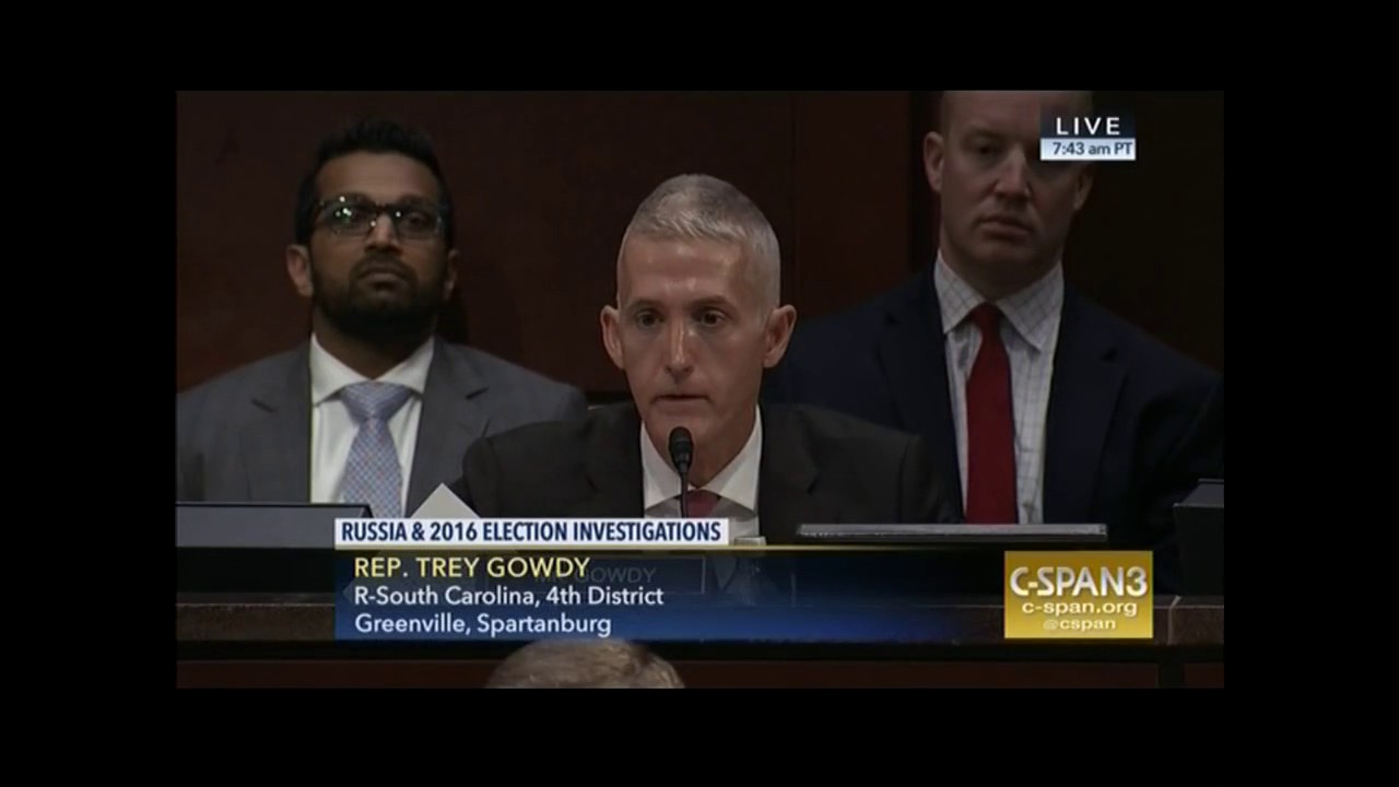 Gowdy questions Brennan on Evidence of Collusion - part two