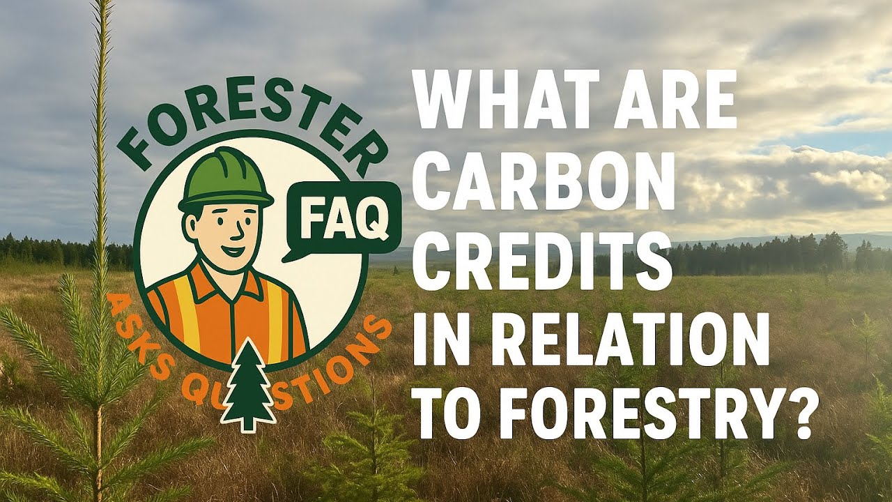 What are carbon credits in relation to forestry? | Forester Asks Questions