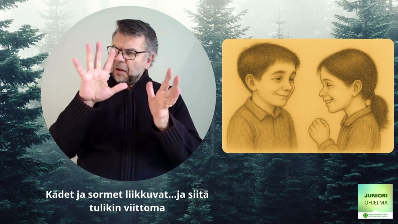 Juniori-ohjelma:  Viittomakielinen satu tuokio 