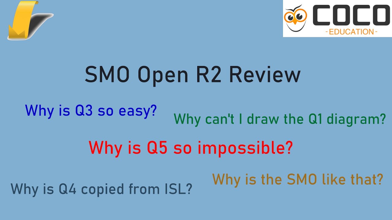 SMO Open 2025 Round 2 Review