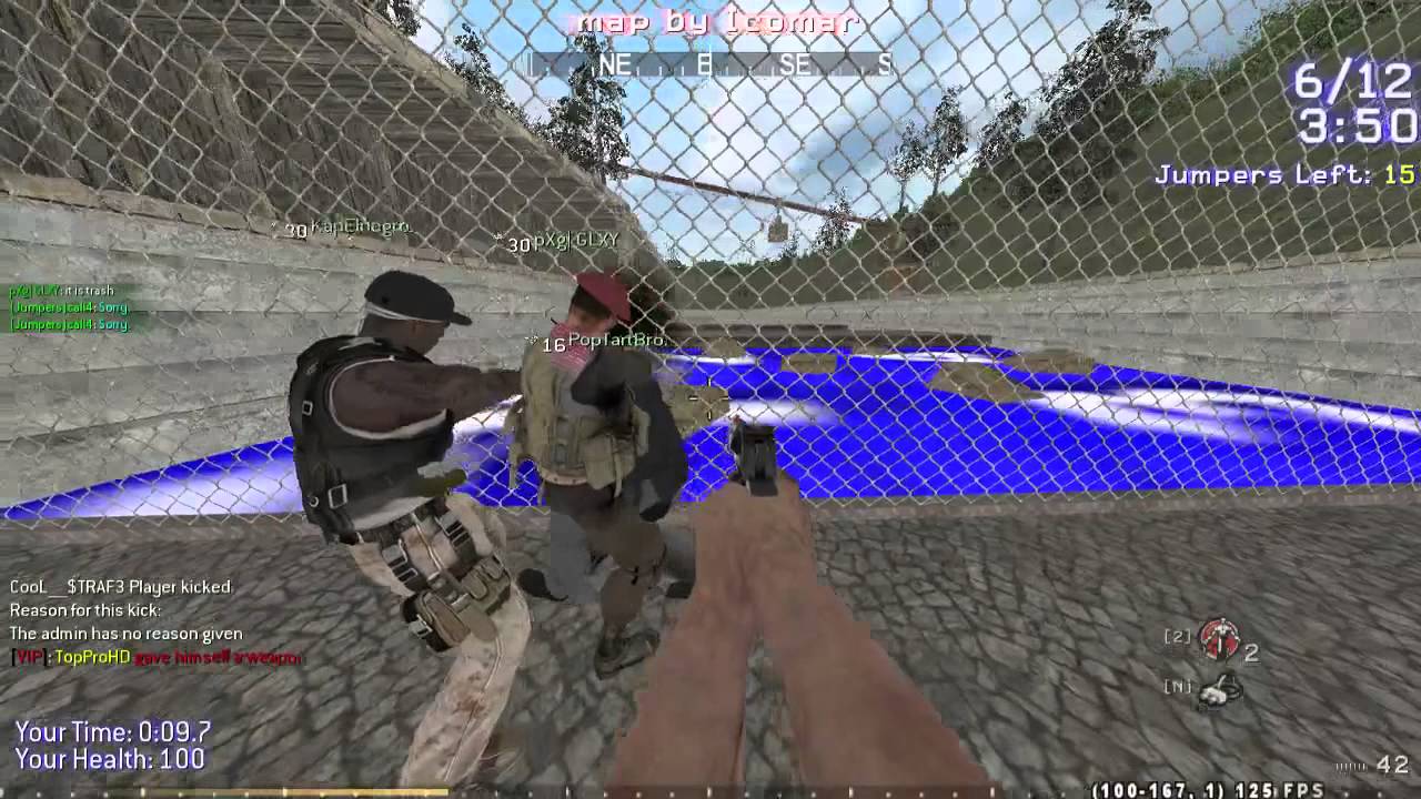 Call of Duty 4 Deathrun - Waterworld (Cod4 Mods) 60 FPS