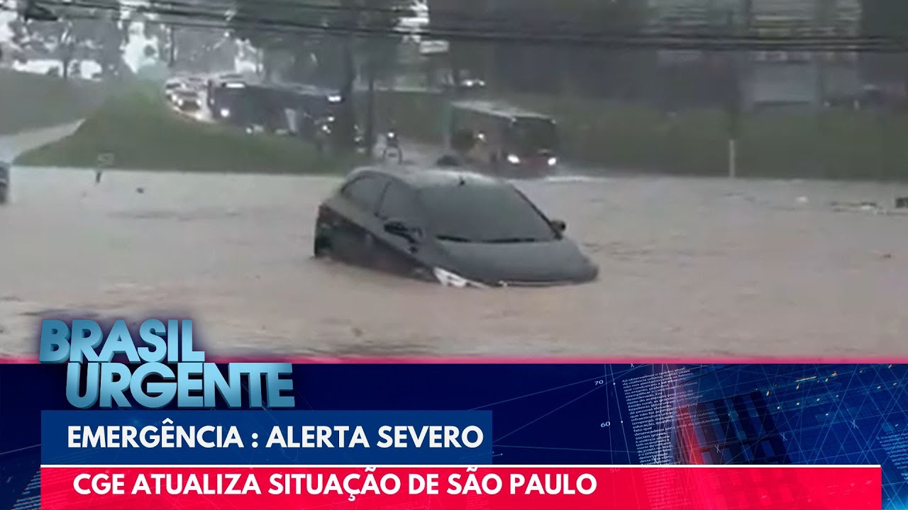 CGE atualiza situação de São Paulo após chuva nesta sexta (24) | Brasil Urgente
