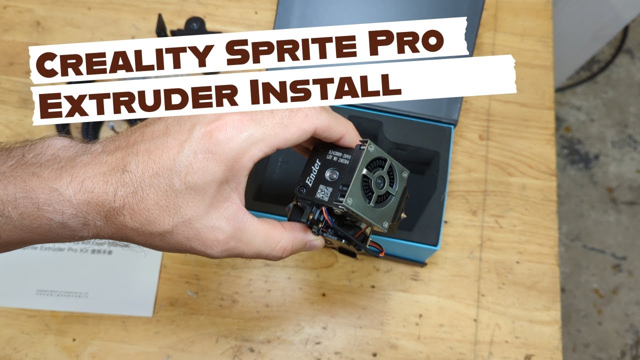 Installing Creality Sprite Pro Extruder on Ender 3 Pro