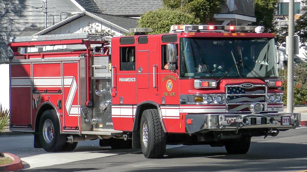 Oceanside Fire Dept. Engine, BLS, & RA 211