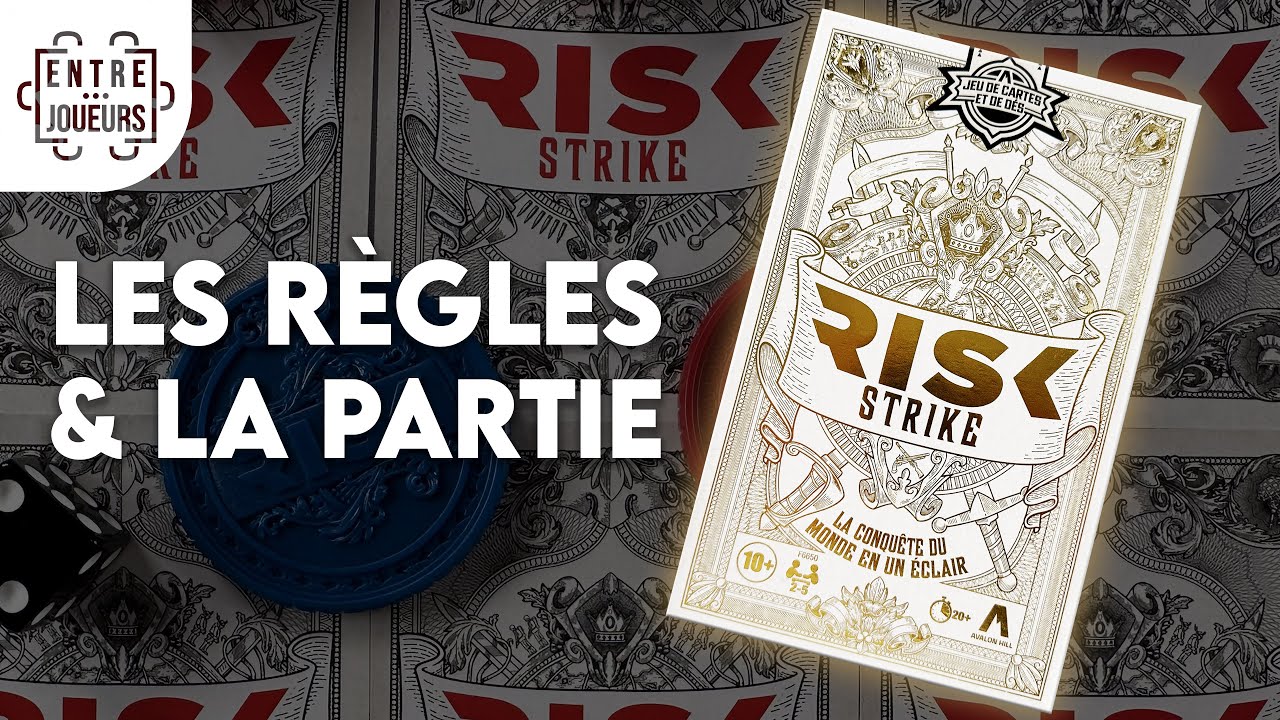Risk Strike, les règles expliquées et la partie commentée à 2 joueurs | Entre Joueurs