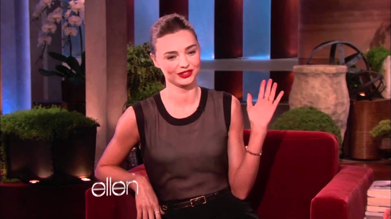 Miranda Kerr on Ellen (April, 9/2012)