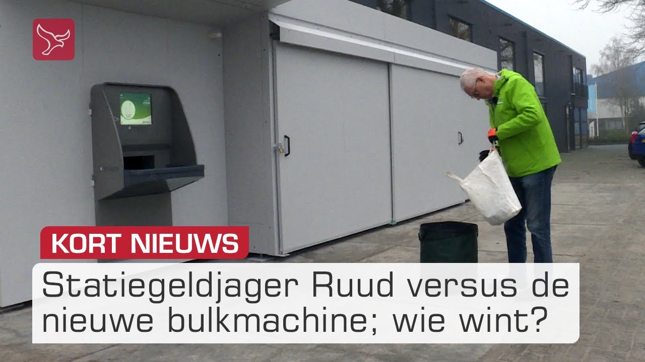 Snel aftikken met de statiegeldbulkmachine. Werkt dat? | Omroep Flevoland