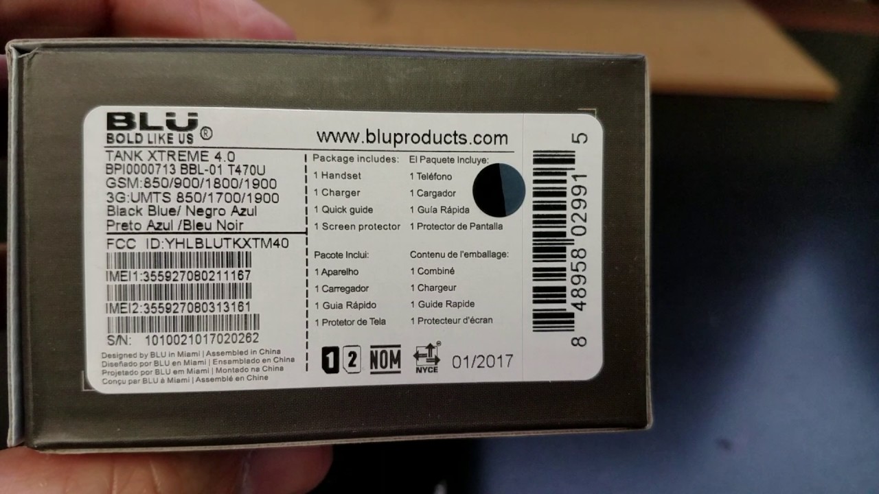 BLU TANK 4.0 XTREME DUAL SIM Unboxing Video &ndash; in Stock at www.welectronics.com