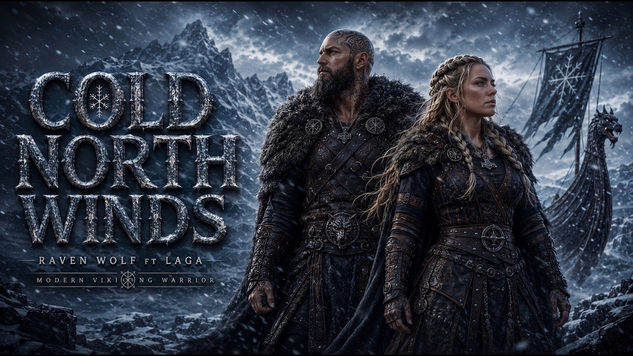 Raven Wolf ft. Laga - COLD NORTH WINDS 🔥| Epic Viking Rap | Viking Song🔥 (Lyric Video)