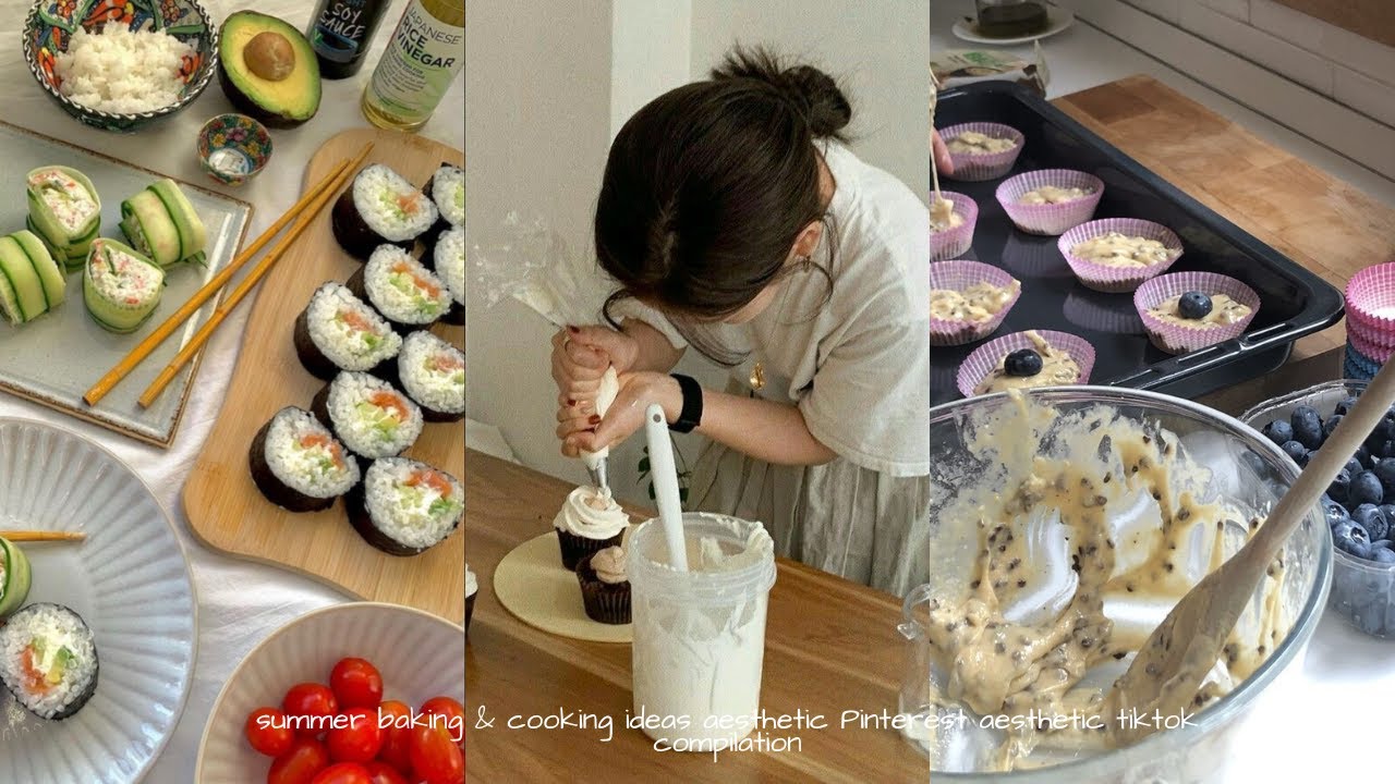 Summer cooking & baking recipes Pinterest inspired | Tiktok compilation 🥧🍵