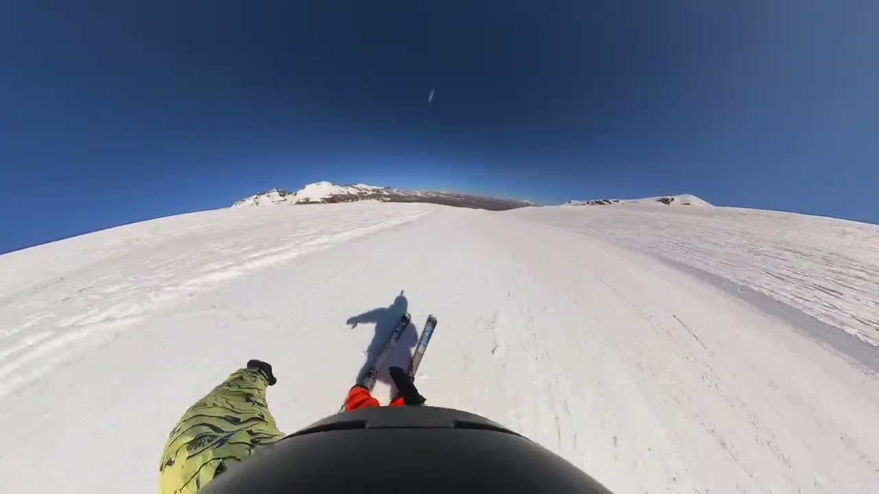Explorando Valle nevado: Pista SOL 1 (Pista Roja - Nivel difícil)