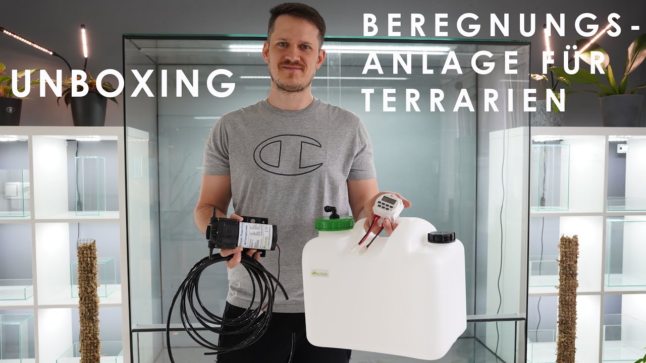 MRS Beregnungsanlage für Terrarien UNBOXING