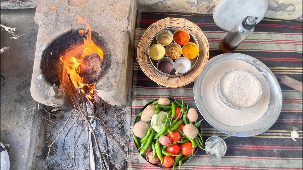 Chulhe ka khana #cooking #live
