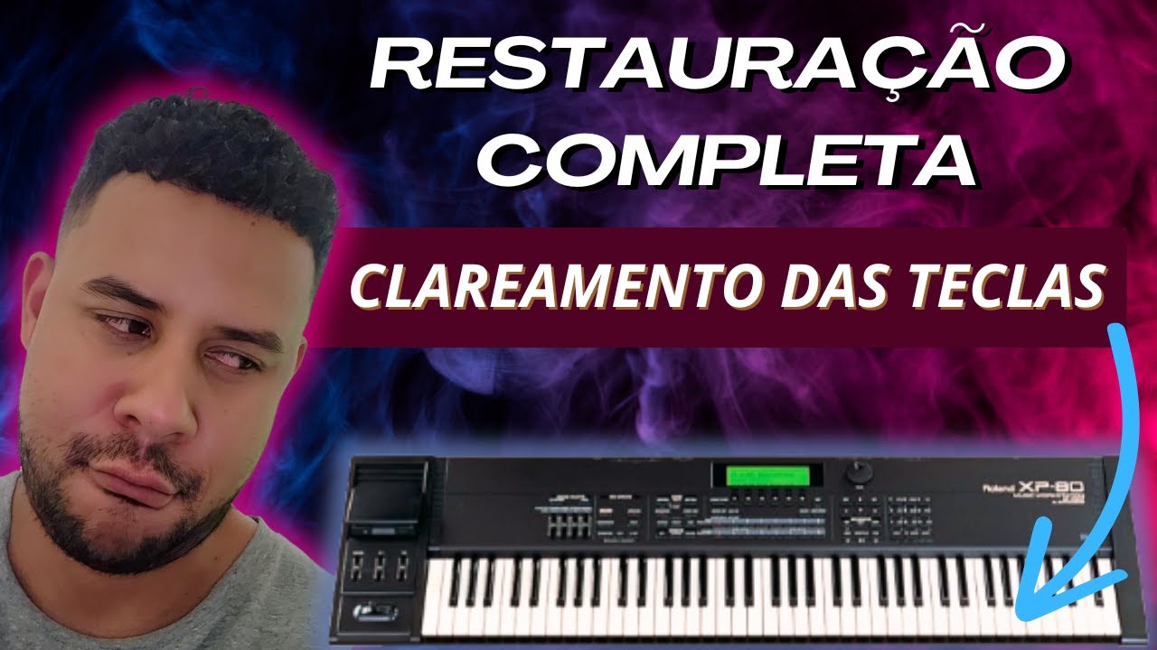 ROLAND XP80 Restauração Completa/Full Restoration - Revisão Completa