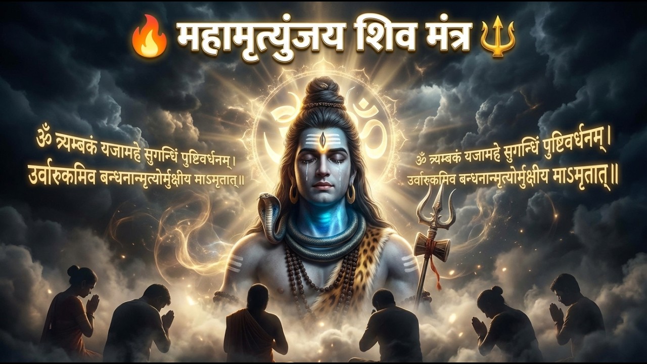 Mahamrityunjaya Shiva Mantra I महामृत्युंजय शिव मंत्र 🔱 चमत्कारी शक्ति | संकट, रोग व भय से मुक्ति