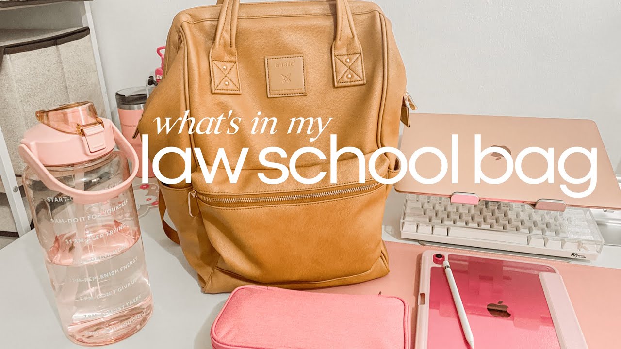 WHAT'S IN MY LAW SCHOOL BAG ⚖️&nbsp;law school diaries