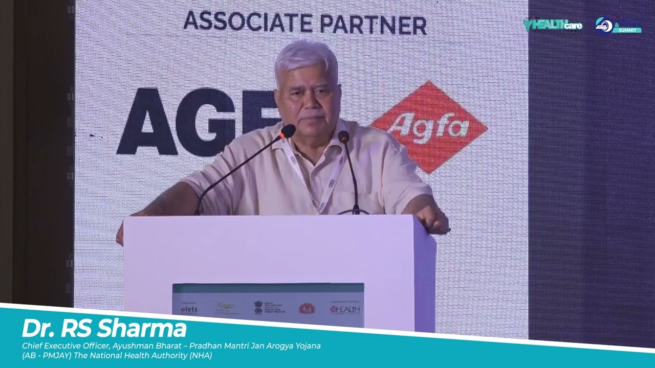 Keynote address by Dr. RS Sharma, CEO, AB - PMJAY, NHA at 10th Elets Healthcare Innovation Summit