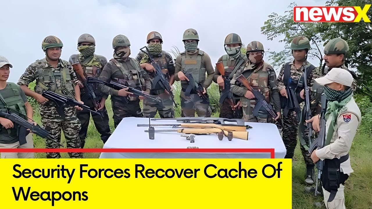 Security Forces Recover Cache Of Weapons | Manipur Search Operations   | NewsX