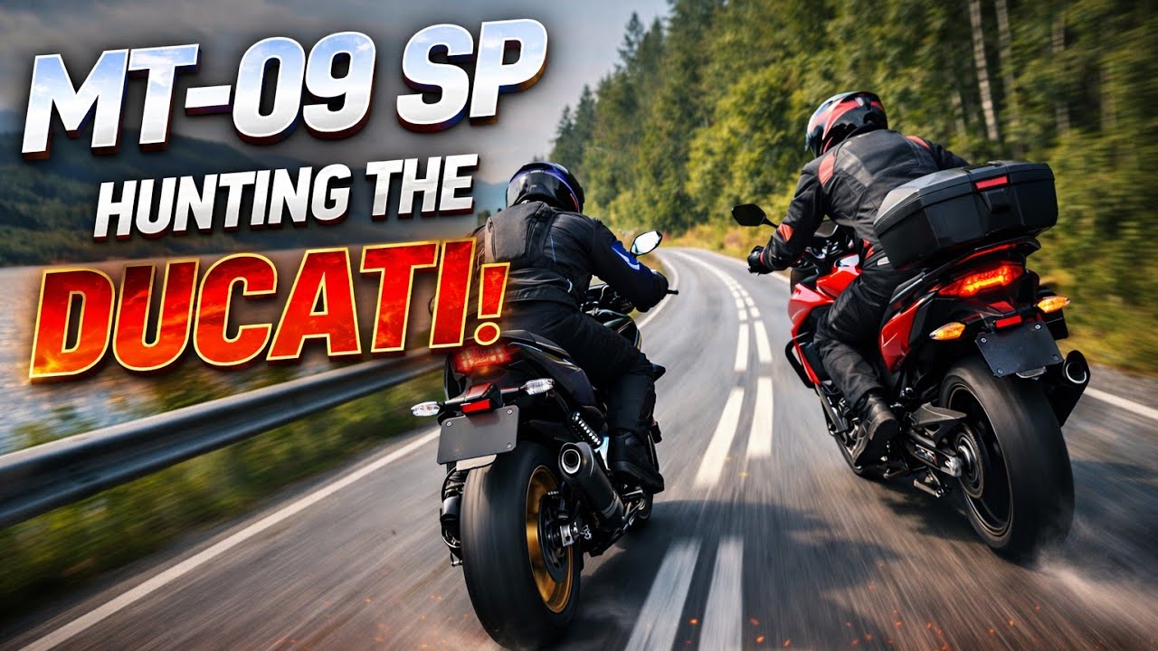 MT09 SP Trying To keep Up With Ducati MultiStrada #mt09 #ducati