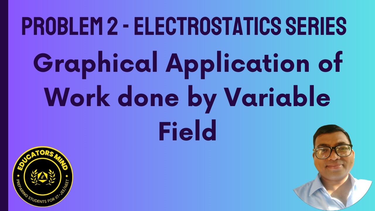 Problem 2 - Graphical Application Work done in variable field - Electrostatics Series