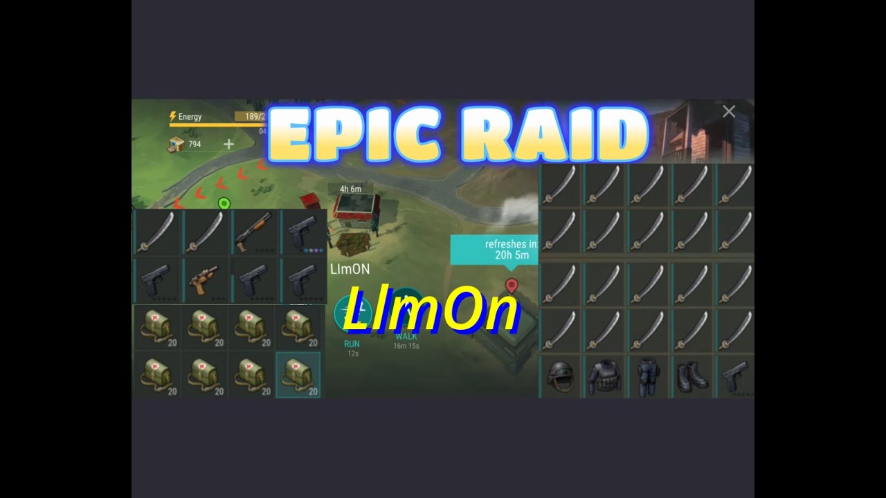 LlmOn Raid Revenge #lastdayonearth #epic #ldoe #katana