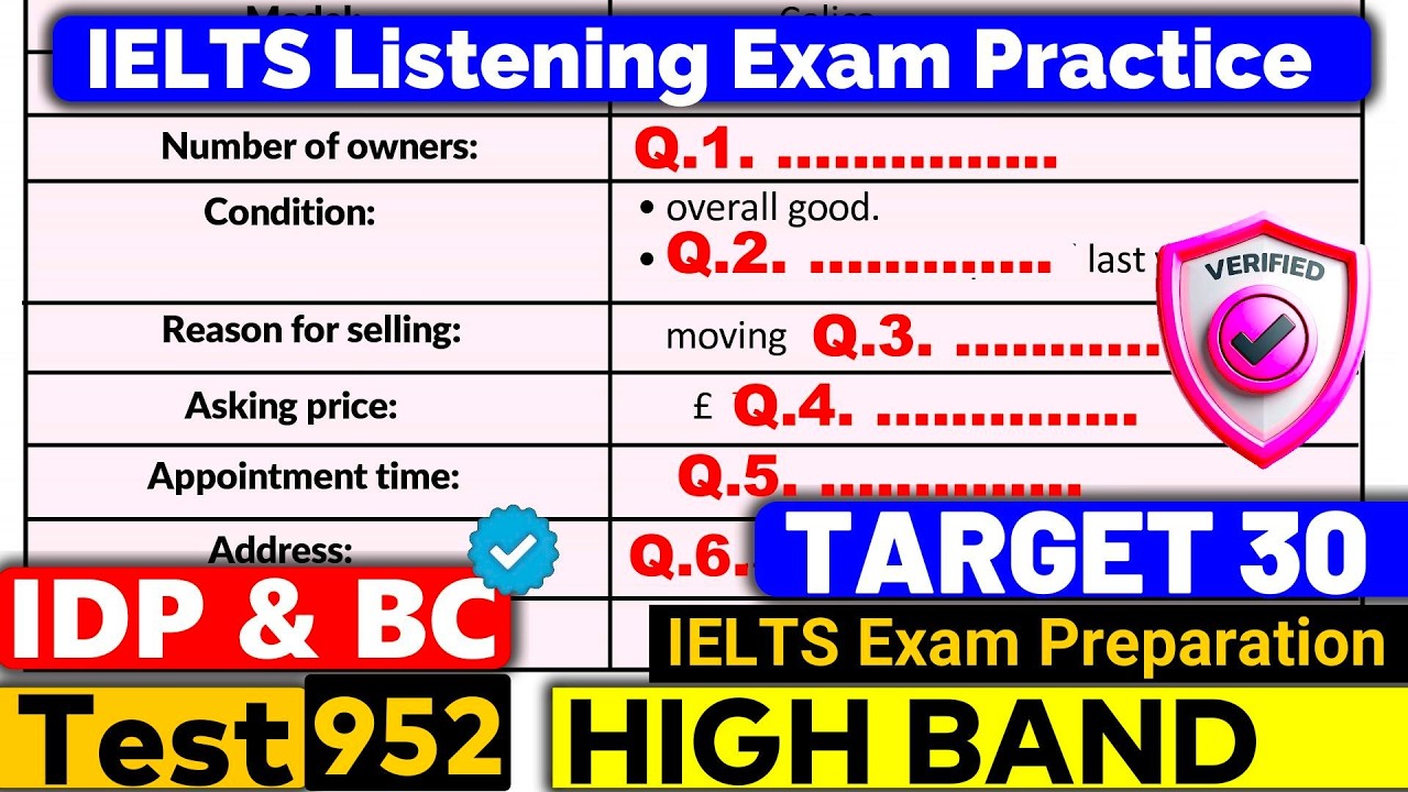 IELTS Listening Practice Test 2026 with Answers | Recent Exam - 23.02.2026
