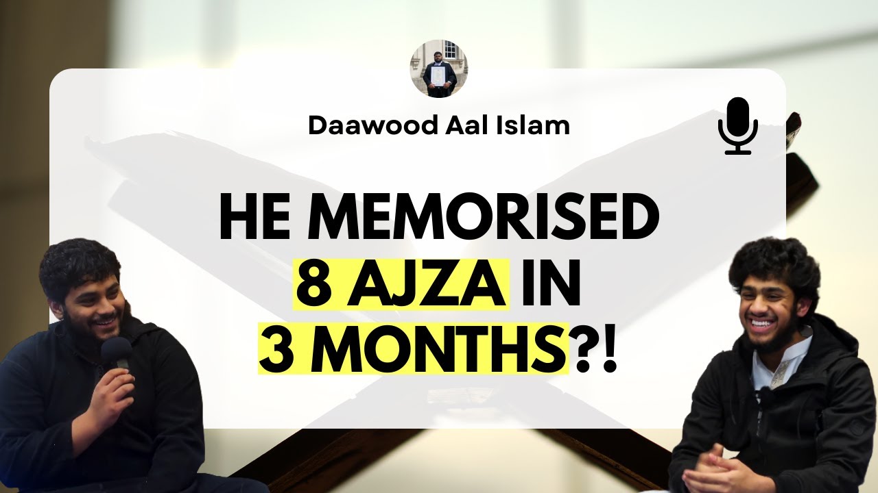 He Memorised 8 Juz in 3 Months?!