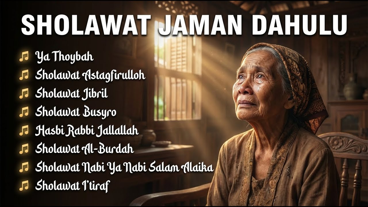 Sholawat Jaman Dulu Paling Merdu | Bikin Tenang & Adem di Hati