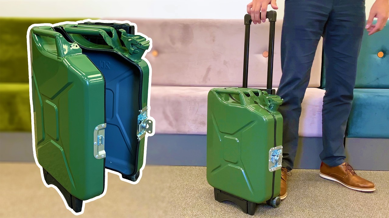 How To Make A Luggage Suitcase From Jerry Can || DIY Project