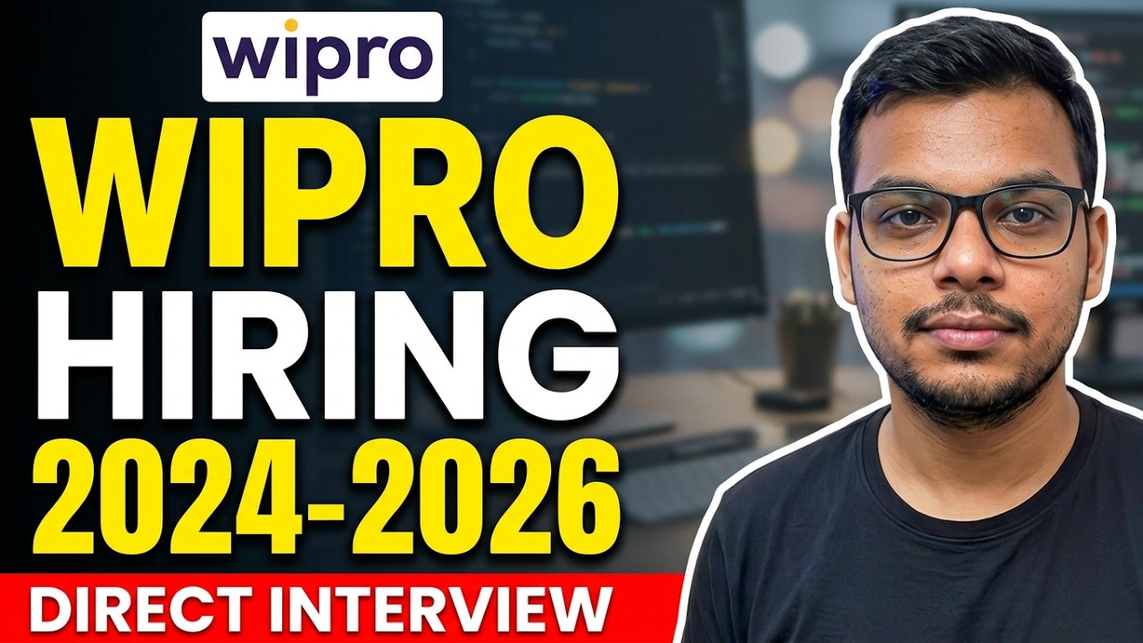 Wipro Hiring 2026/2025/2024 Batch | Direct Interview Hiring | Off Campus Drive for Freshers