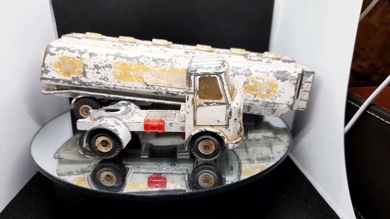 Игрушки Dinky, литая модель, реставрация, A E C, танкер Esso, № 945, 1966/77