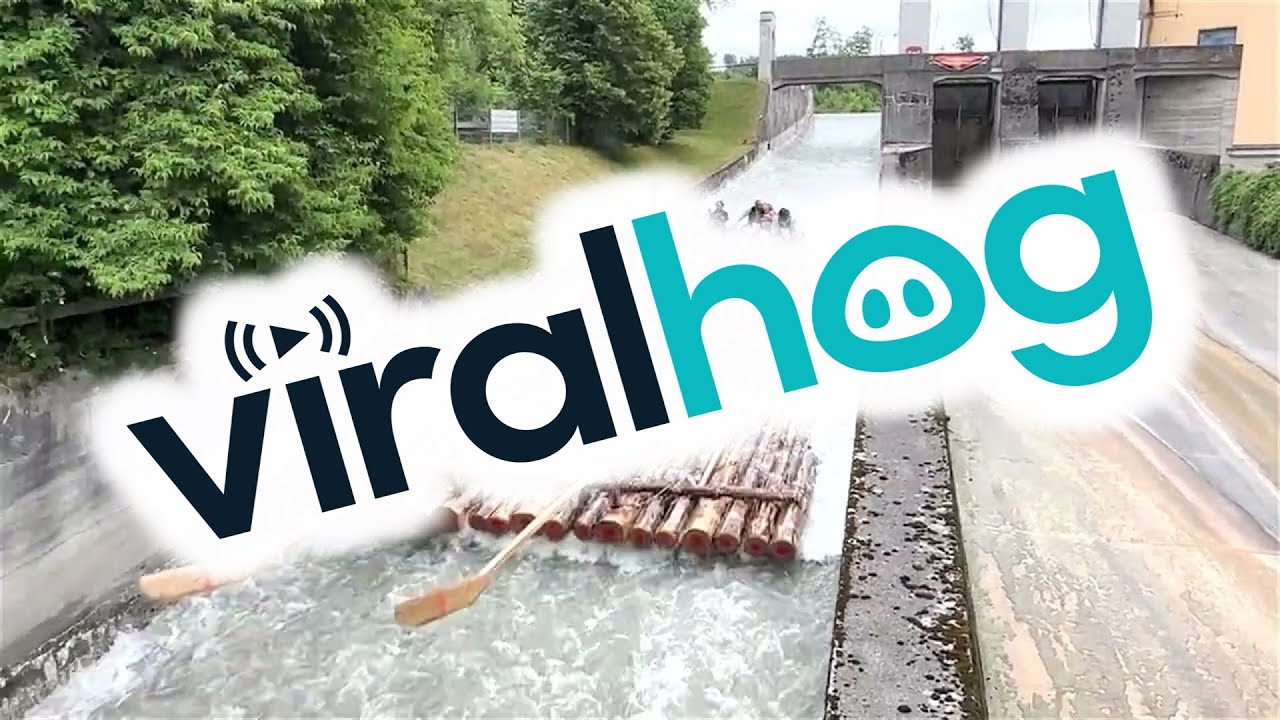 Floating German Beer Garden || ViralHog
