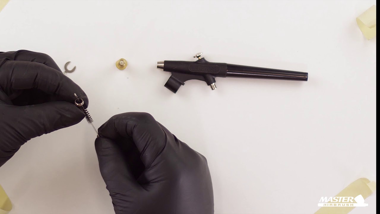 U.S. Art Supply | How-to-Clean and Disassemble a Single-Feed Airbrush