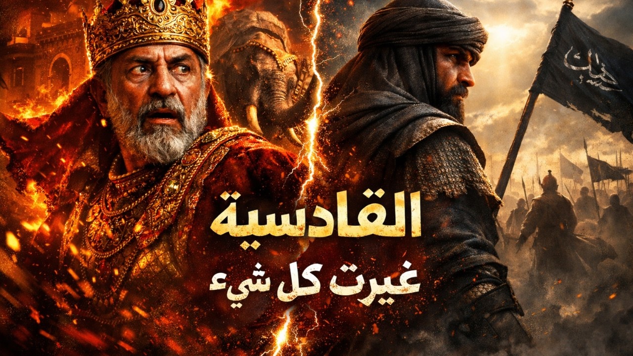 الإمبراطورية الساسانية ضد المسلمين: معركة القادسية 636 | الإسلام ينتصر على بلاد فارس.