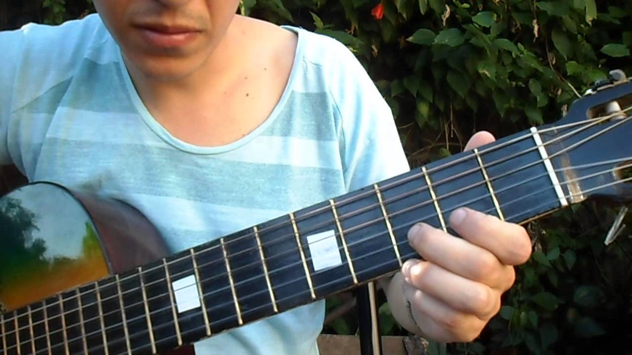 UN BESO Y UNA FLOR TUTORIAL GUITARRA PUNTEO