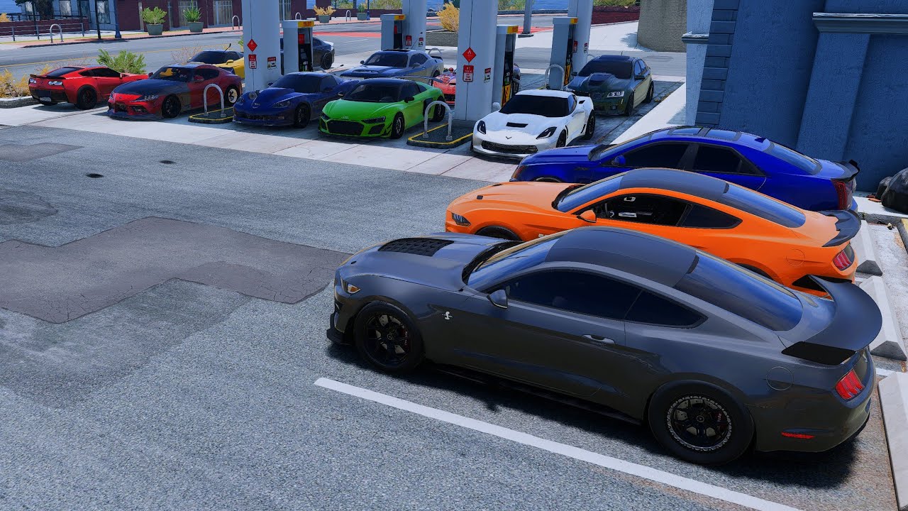 BeamMP Highway Roll Racing At Its Finest! 900-13XXHP Street Cars Getting Down!