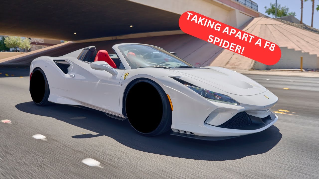 TEARING APART A $500,000 FERRARI F8 SPIDER! *NOVITEC LOWERING SPRINGS INSTALLED* 🔥