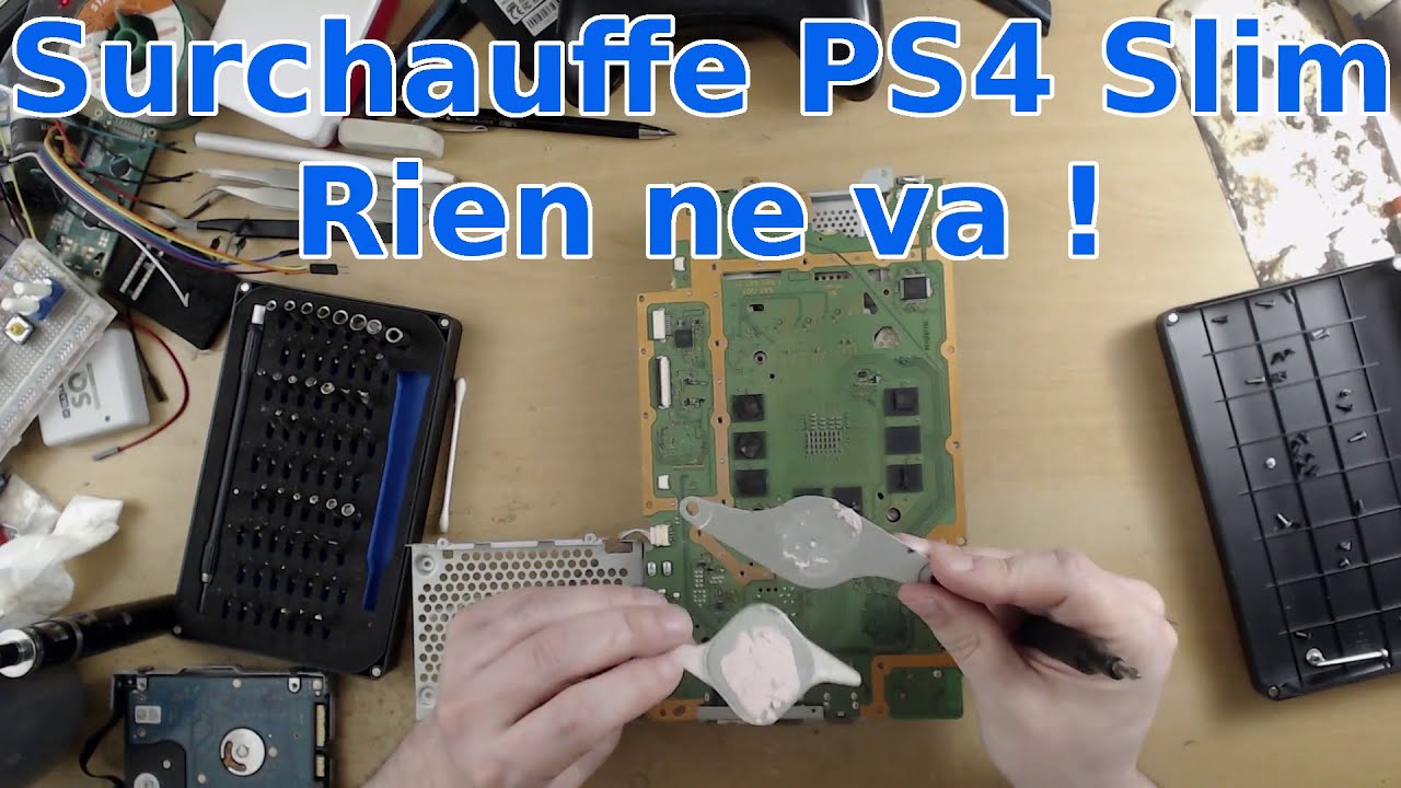 PS4 slim qui surchauffe