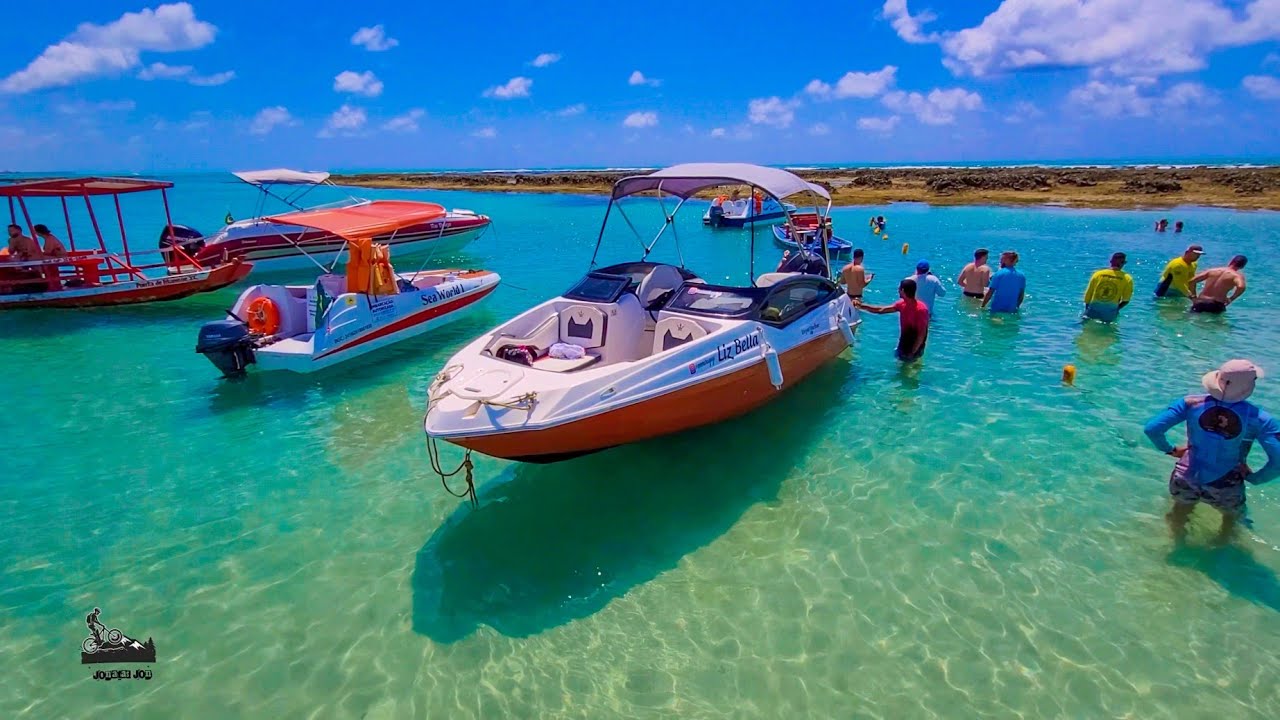 Maragogi Alagoas Passeio as Piscinas Naturais de Ponta de Mangue 4k