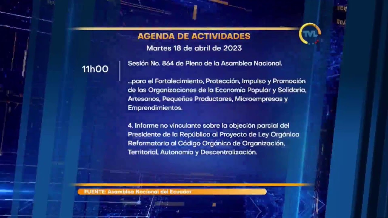 TVL Noticias, por TV Legislativa