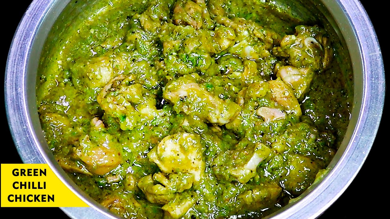 Special Style Green Chilly Chicken Recipe  | Restaurant Style Andhra Chilli Chicken | @CookBest